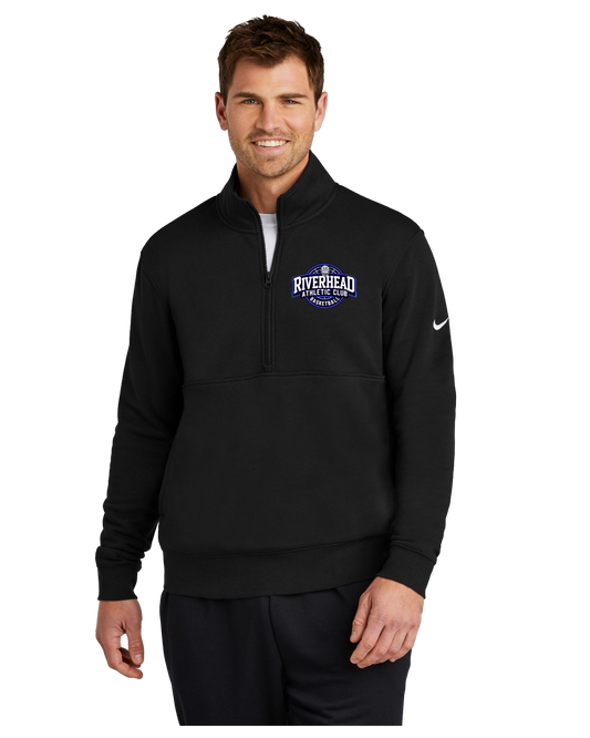 Nike Club Fleece Sleeve Swoosh 1/2-Zip